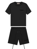 STRETCH LIMO BLACK SHORT SET