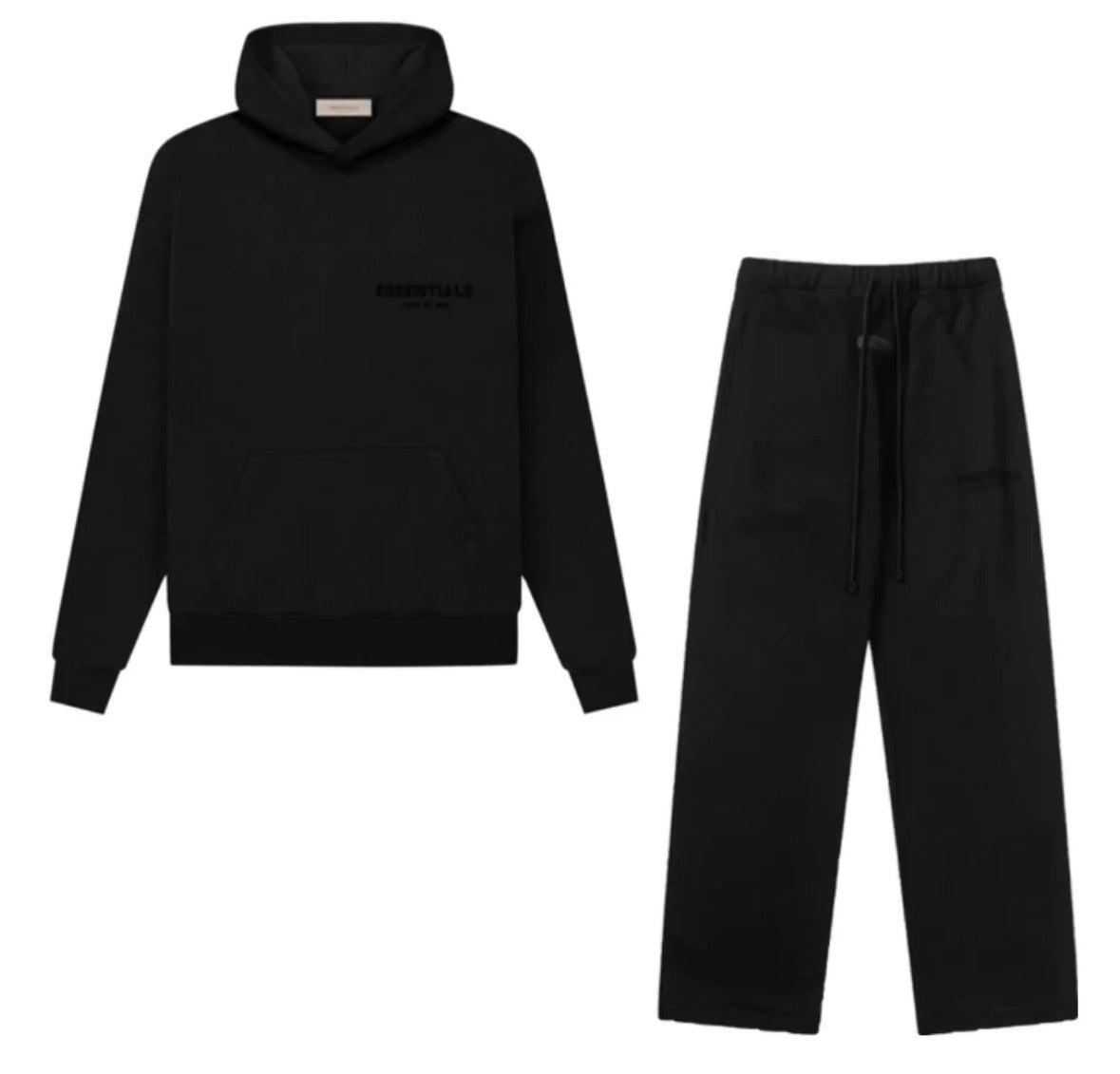 RELAXED SET STRETCH LIMO BLACK (INCLUDES HOODIE + PANTS)