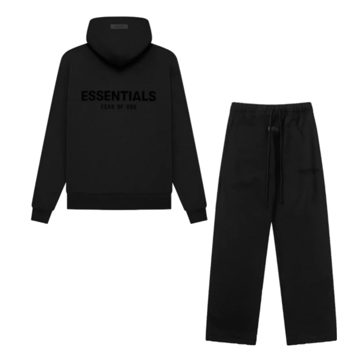 RELAXED SET STRETCH LIMO BLACK (INCLUDES HOODIE + PANTS)