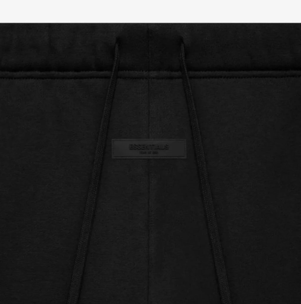 RELAXED STRETCH LIMO BLACK SWEATPANTS (UNCUFFED)