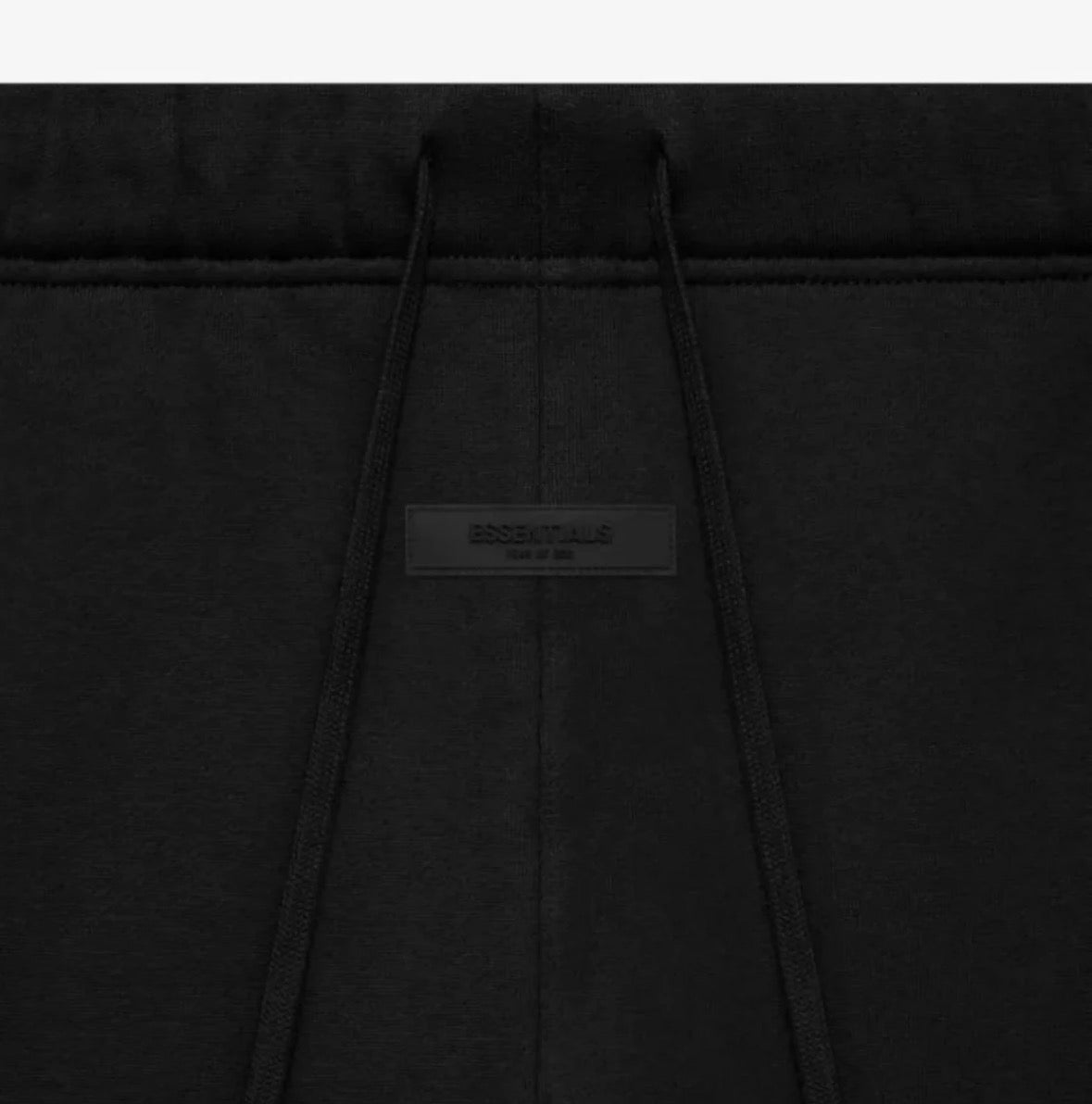 RELAXED STRETCH LIMO BLACK SWEATPANTS (UNCUFFED)
